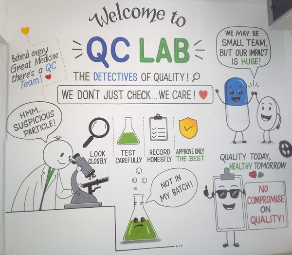 Welcome to the QC Lab - the detectives of quality at Salus Pharmaceuticals