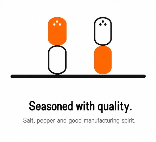 Seasoned with quality - salt, pepper and good manufacturing spirit at Salus