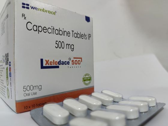 Capecitabine Tablets IP 500 mg pack shot