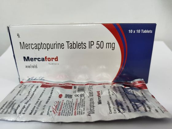 Mercaptopurine Tablets IP 50 mg pack shot