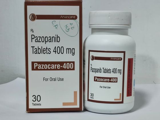 Pazopanib Tablets 400 mg pack shot