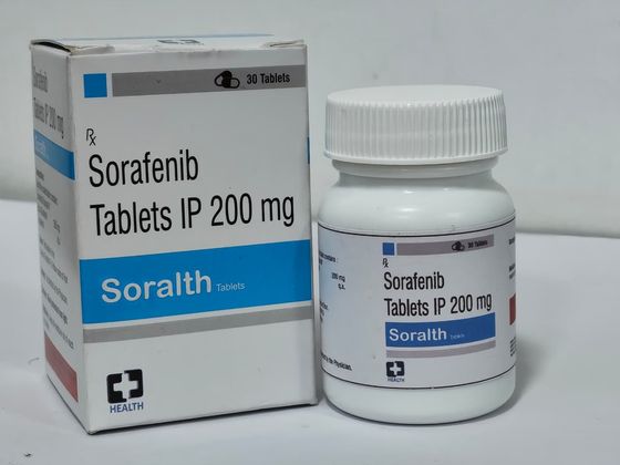 Sorafenib Tablets IP 200 mg pack shot